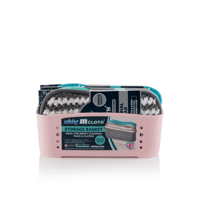 minky-mcloth-storage-basket-bundle-mit-3-pads image 1