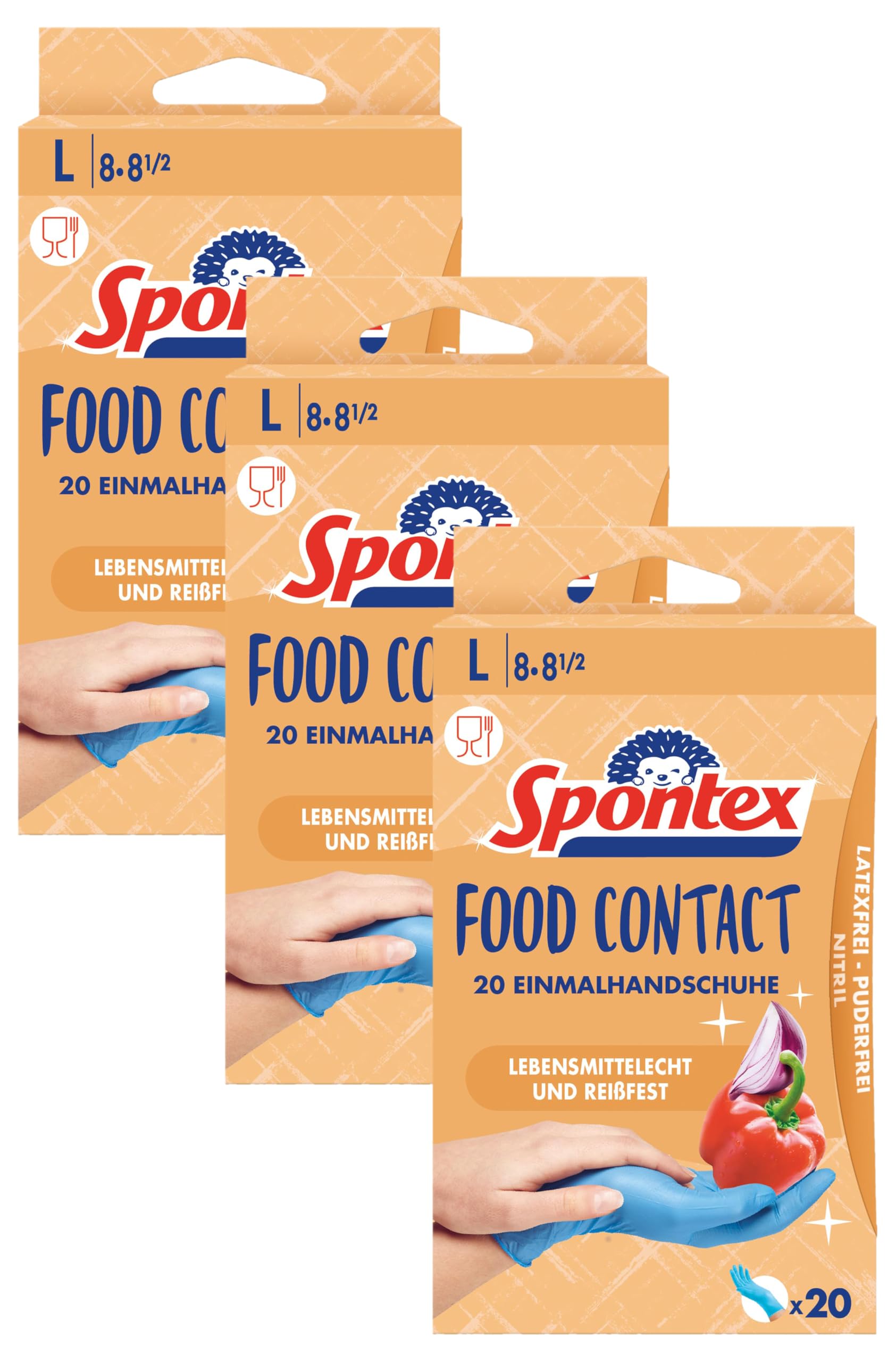 spontex-food-contact-nitril-einmalhandschuhe-gr-e-l-20-st-ck image 2