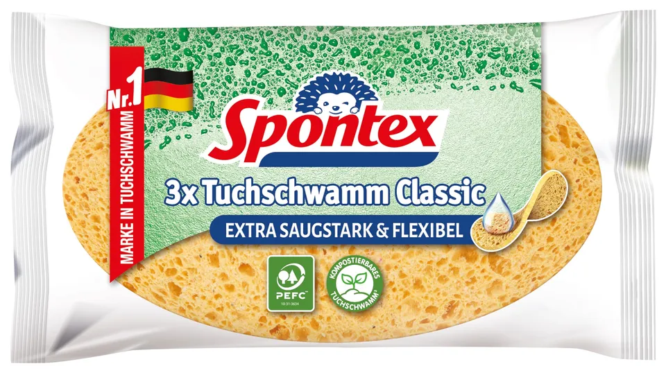 spontex-tuchschwamm-classic-super-saugstark-3er-pack image 1