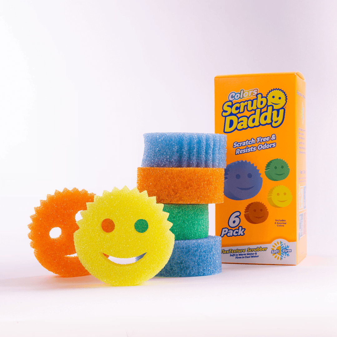 scrub-daddy-colors-schwamm-6er-pack-flextexture image 2