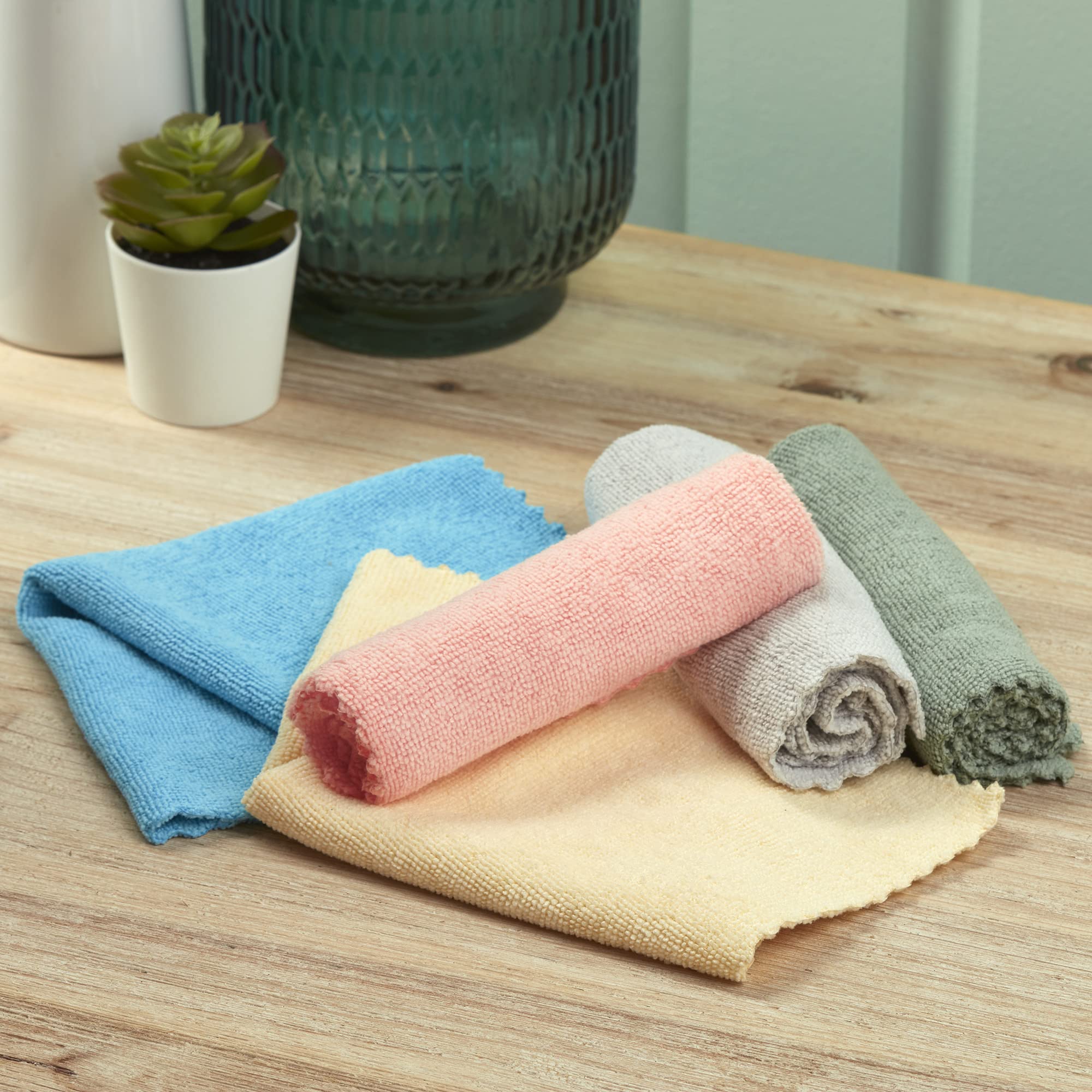 spontex-microfibre-recyclingfasern-t-cher-30x30-cm-60-st-ck image 2