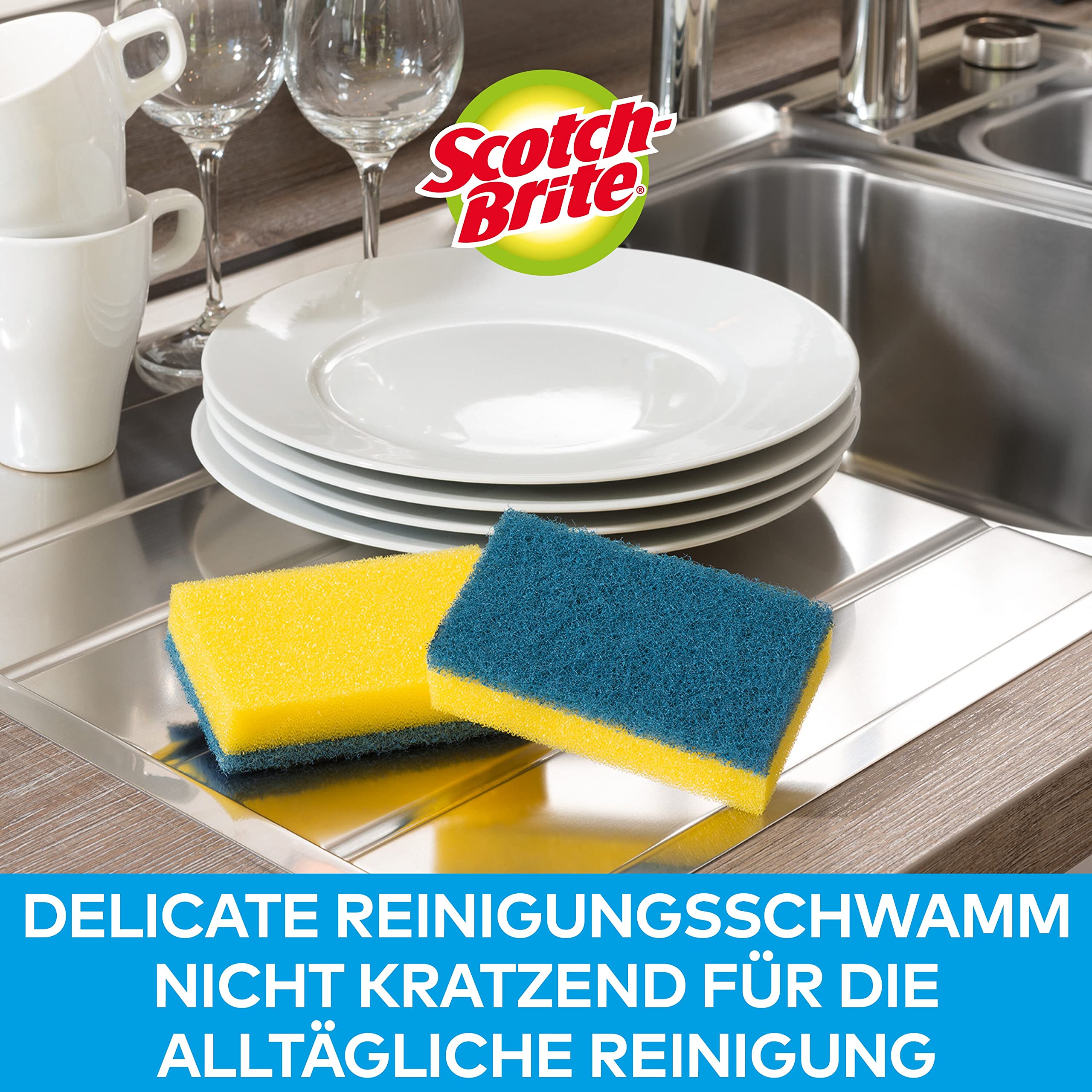scotch-brite-delicate-reinigungsschwamm-12er-pack-kratzfrei-f-r-antihaft-und-gla image 3