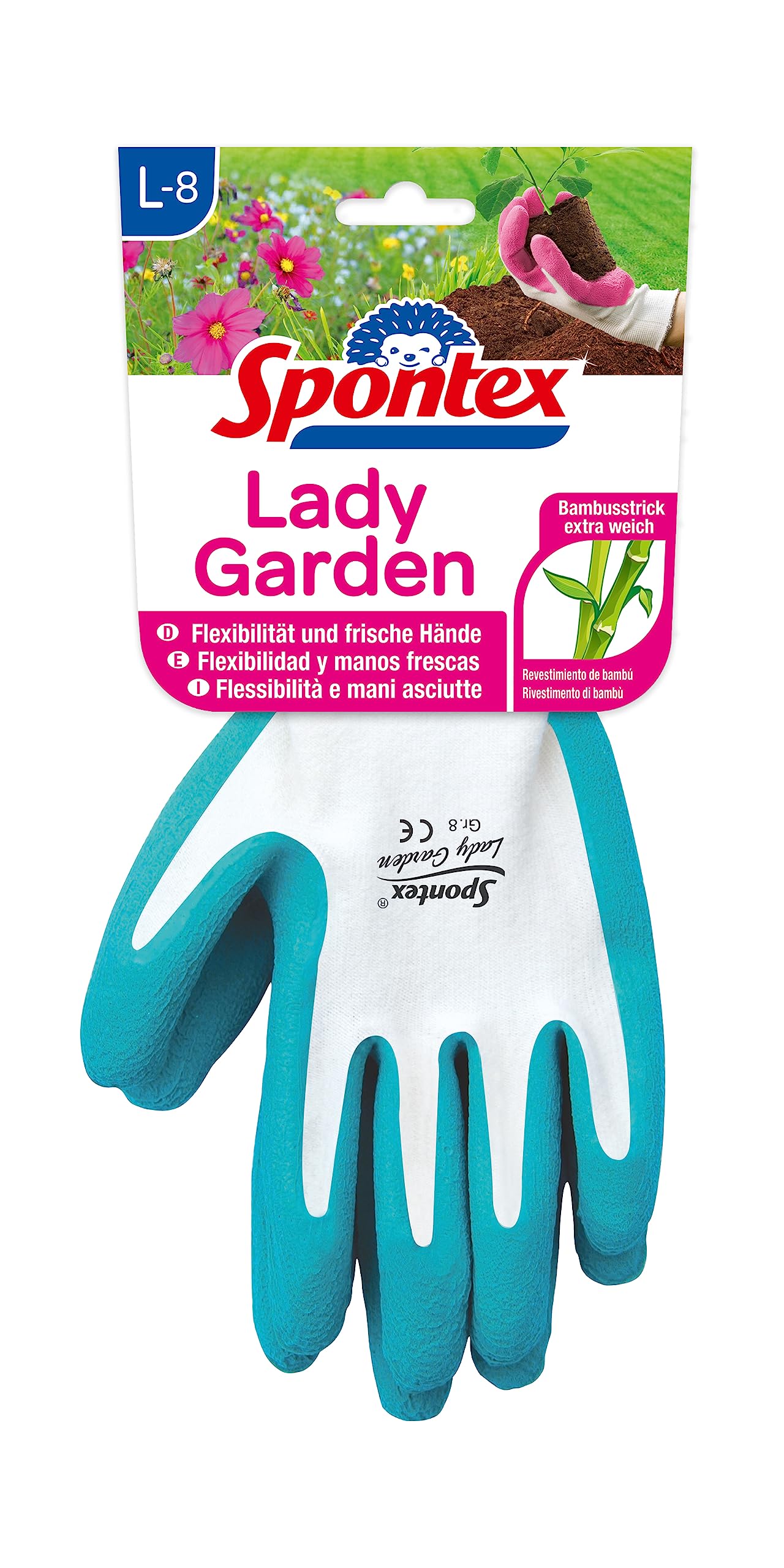 spontex-lady-garden-damen-gartenhandschuhe-bambus-viskose-strick-mit-latexbesch- image 3