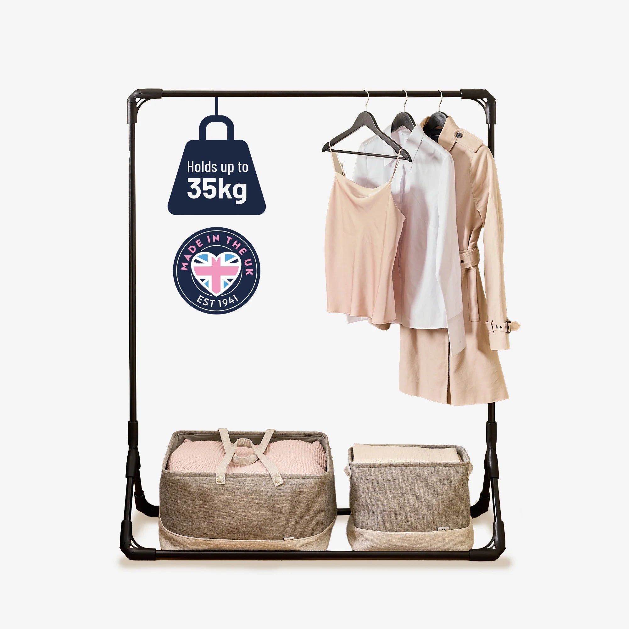 minky-garment-rail-kleiderst-nder-1-m-bis-35-kg image 1