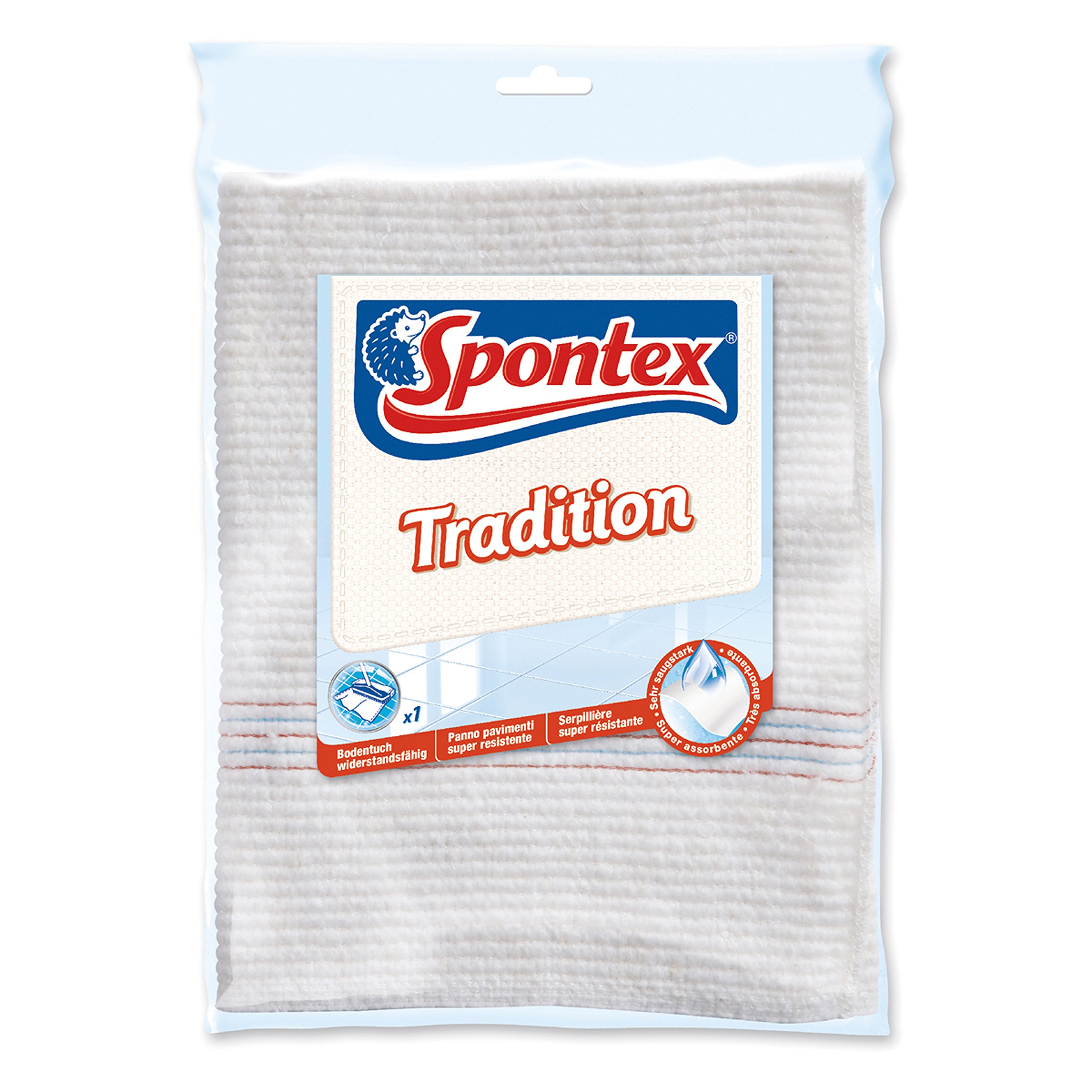 spontex-bodentuch-tradition-50-x-60-cm-klassisches-baumwoll-bodentuch image 1