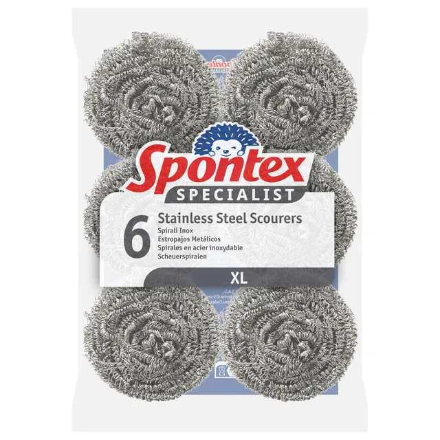 spontex-specialist-edelstahl-scheuerschw-mme-xl-6er-pack image 1