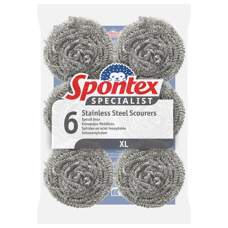 spontex-specialist-edelstahl-scheuerschw-mme-xl-6er-pack image 1