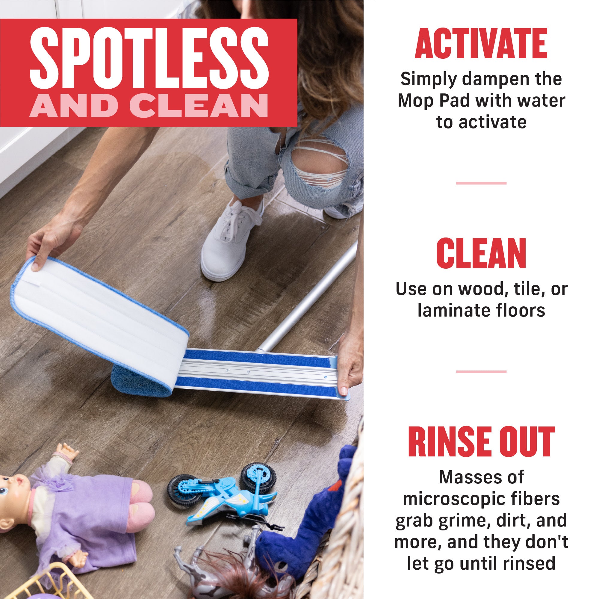 e-cloth-deep-clean-mop-hartboden-mopp-ohne-eimer image 3