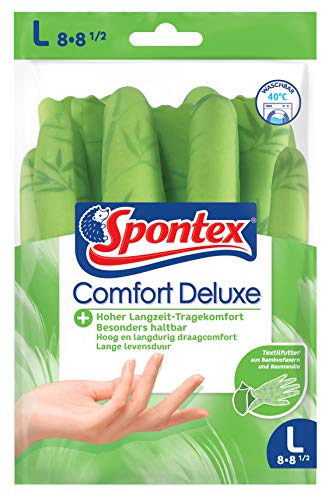 spontex-comfort-deluxe-premium-haushaltshandschuh-1-paar-waschbar image 5