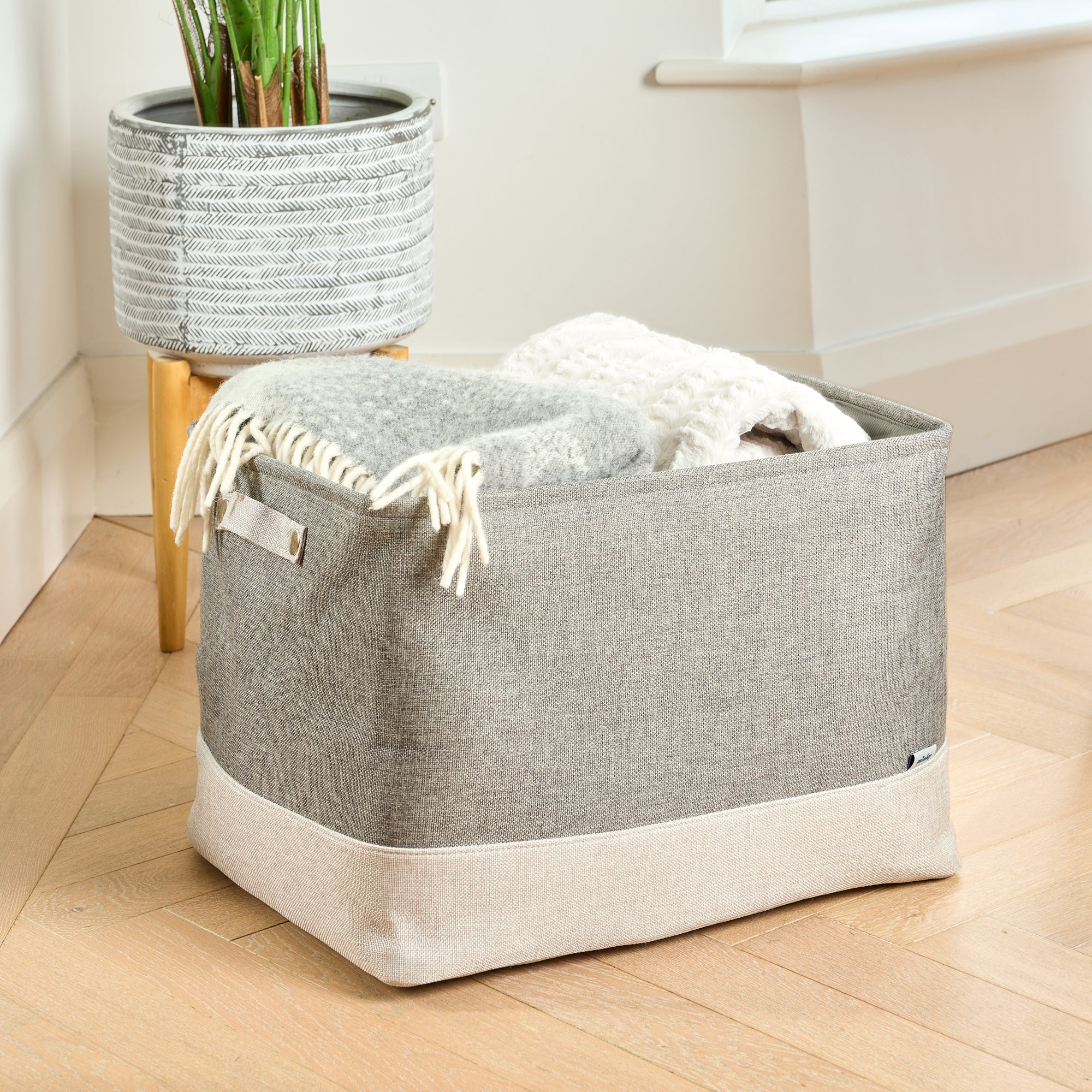 minky-large-fabric-laundry-basket-73l-w-schekorb-stoff image 2