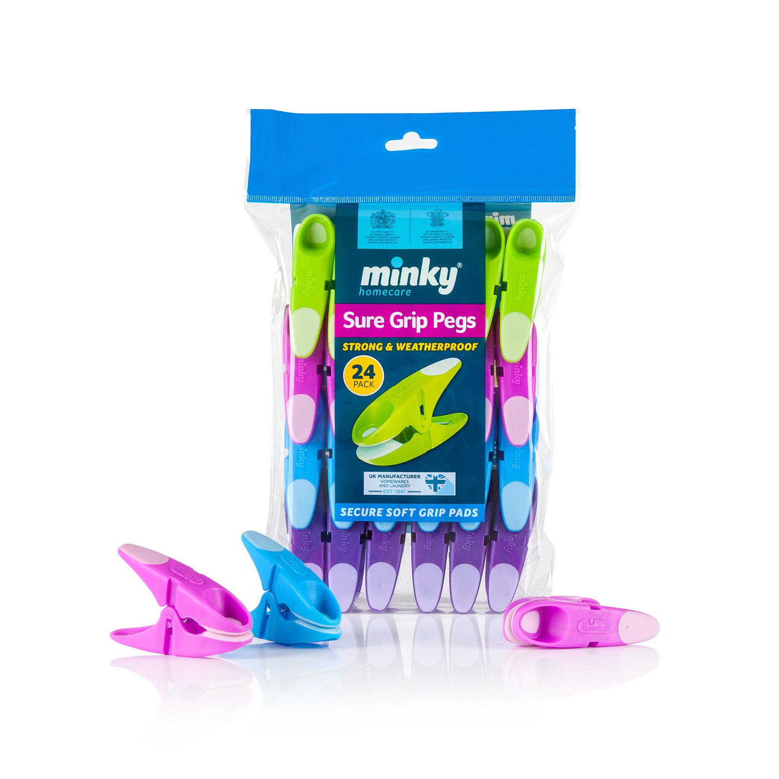 minky-umh-nge-w-scheklammerbeutel-24-suregrip-klammern-bundle image 2