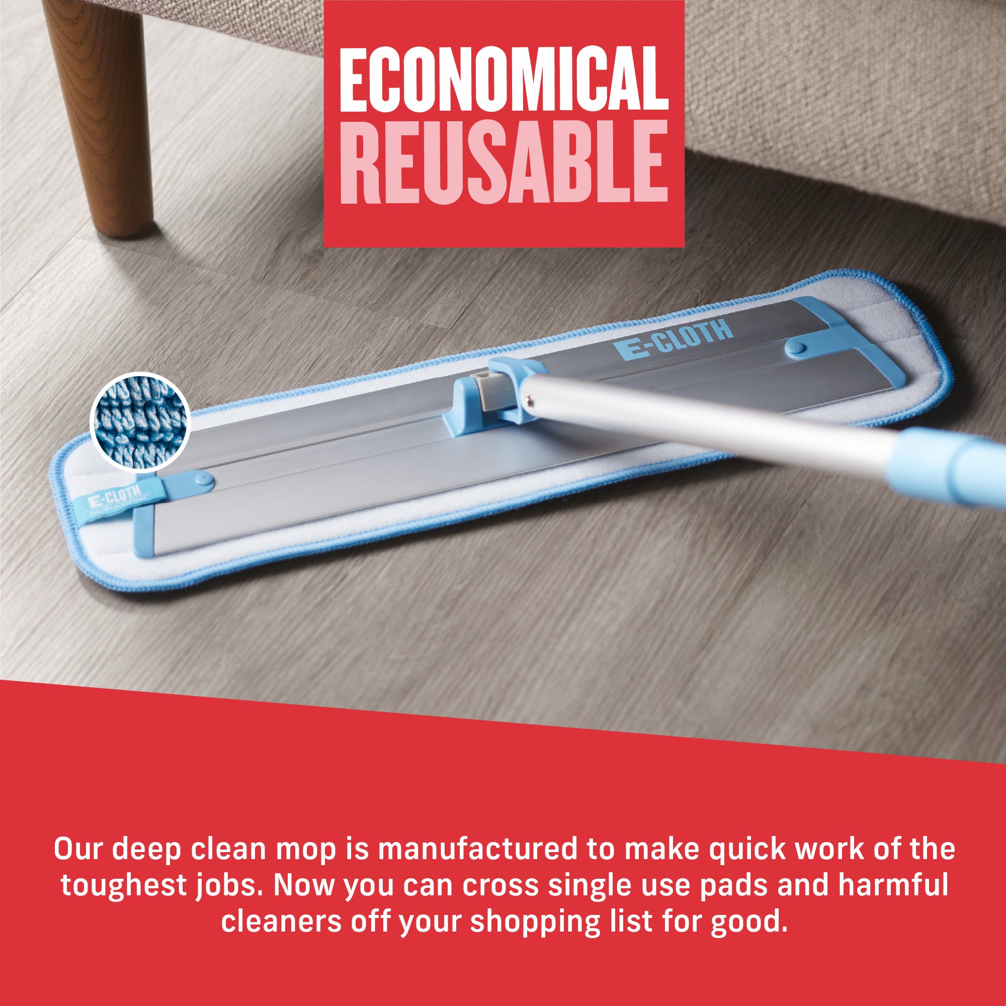 e-cloth-deep-clean-mop-hartboden-mopp-ohne-eimer image 5