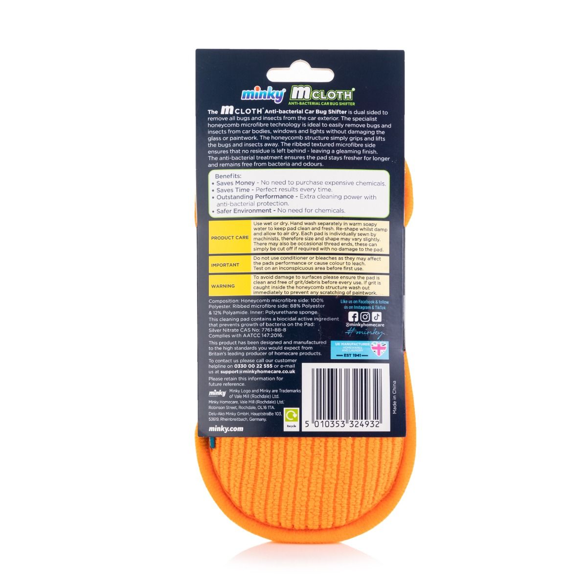 minky-mcloth-car-bug-shifter-pad-2-in-1-insektenpad image 5