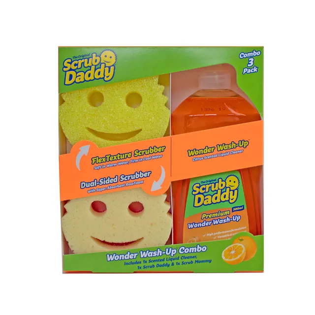 scrub-daddy-wonder-wash-up-combo-sp-lset-mit-waschlotion image 1