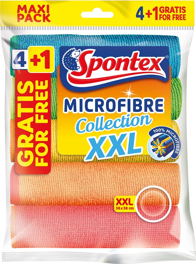 spontex-mikrofaser-collection-xxl-allzweckt-cher-4-1-5er-pack-bunt image 1