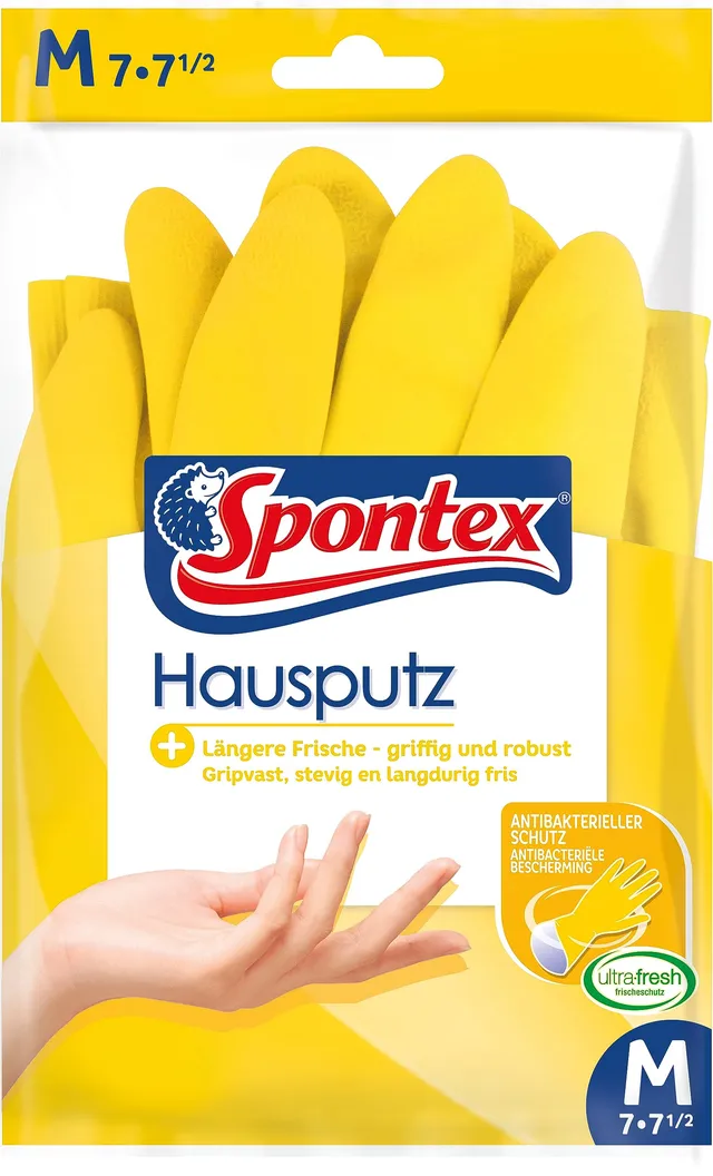 spontex-hausputz-haushaltshandschuhe-naturlatex-gr-e-m-10-st-ck image 1