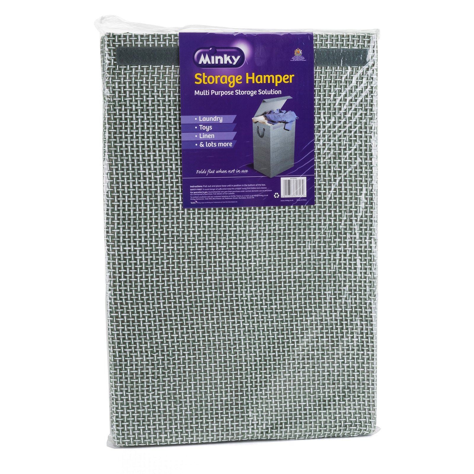 minky-w-schekorb-72-l-grey-check-40x30x60-cm-faltbar-mit-deckel image 5