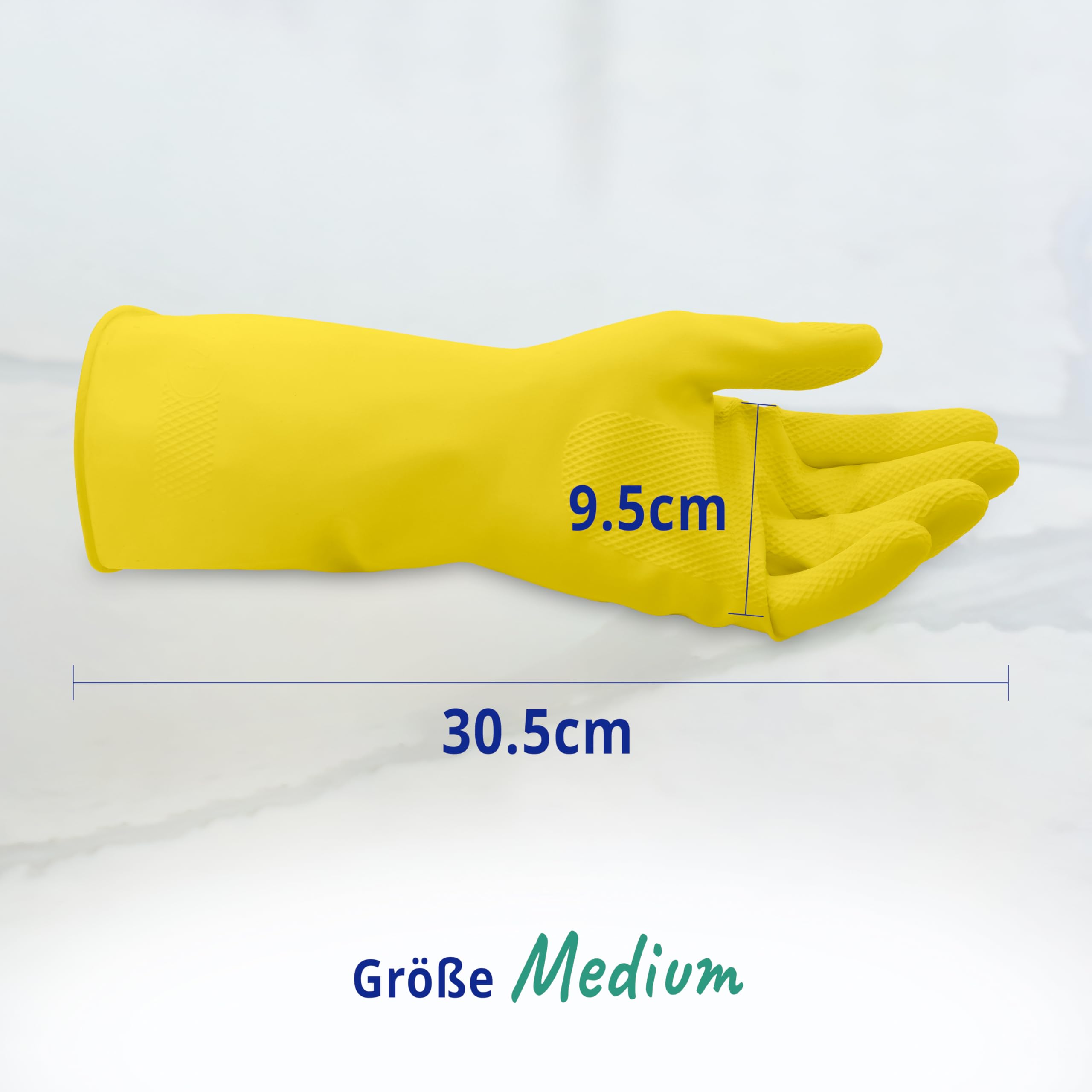 spontex-the-essentials-gummihandschuhe-m-12-paare-naturlatex-baumwollfutter image 4