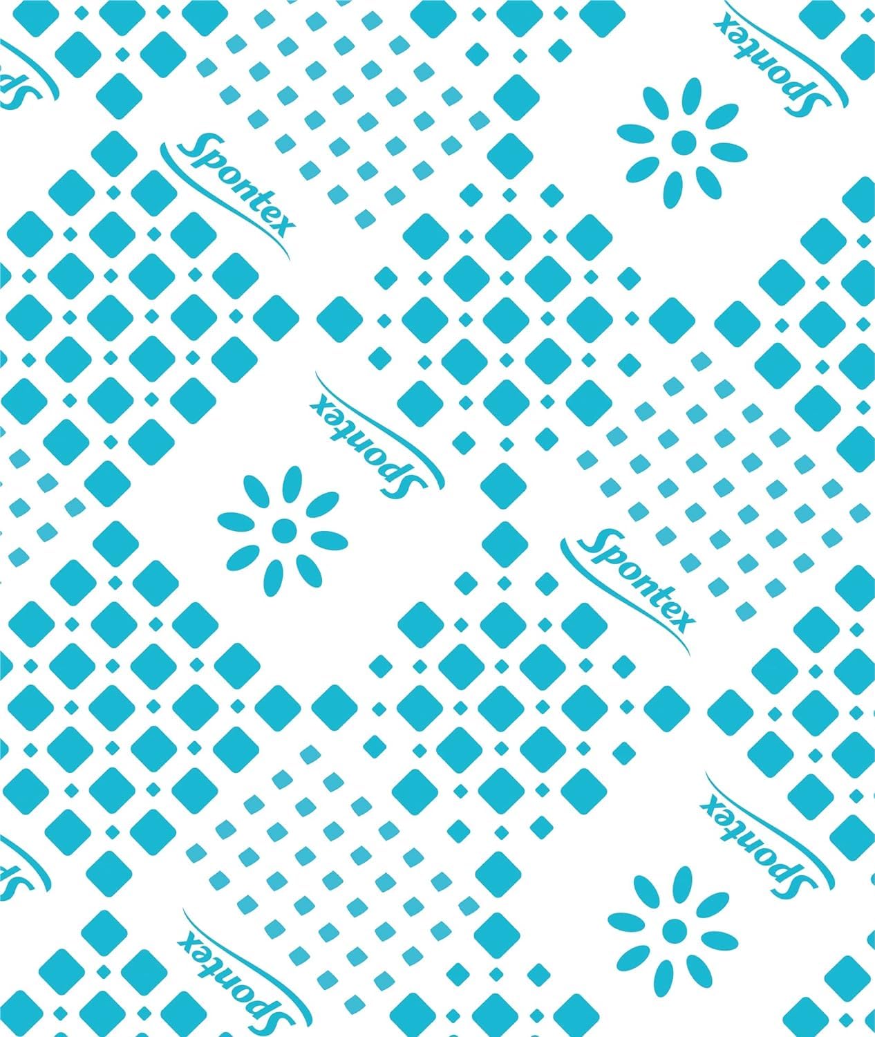 spontex-abtropfunterlage-decorado-30-x-45-cm-wei-blau-saugstarke-geschirrunterla image 4