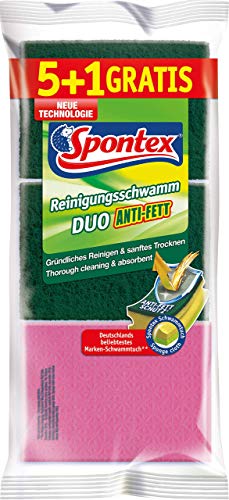 spontex-reinigungsschwamm-duo-anti-fett-5-1-gr-n-pink-topfreiniger-mit-trockense image 6