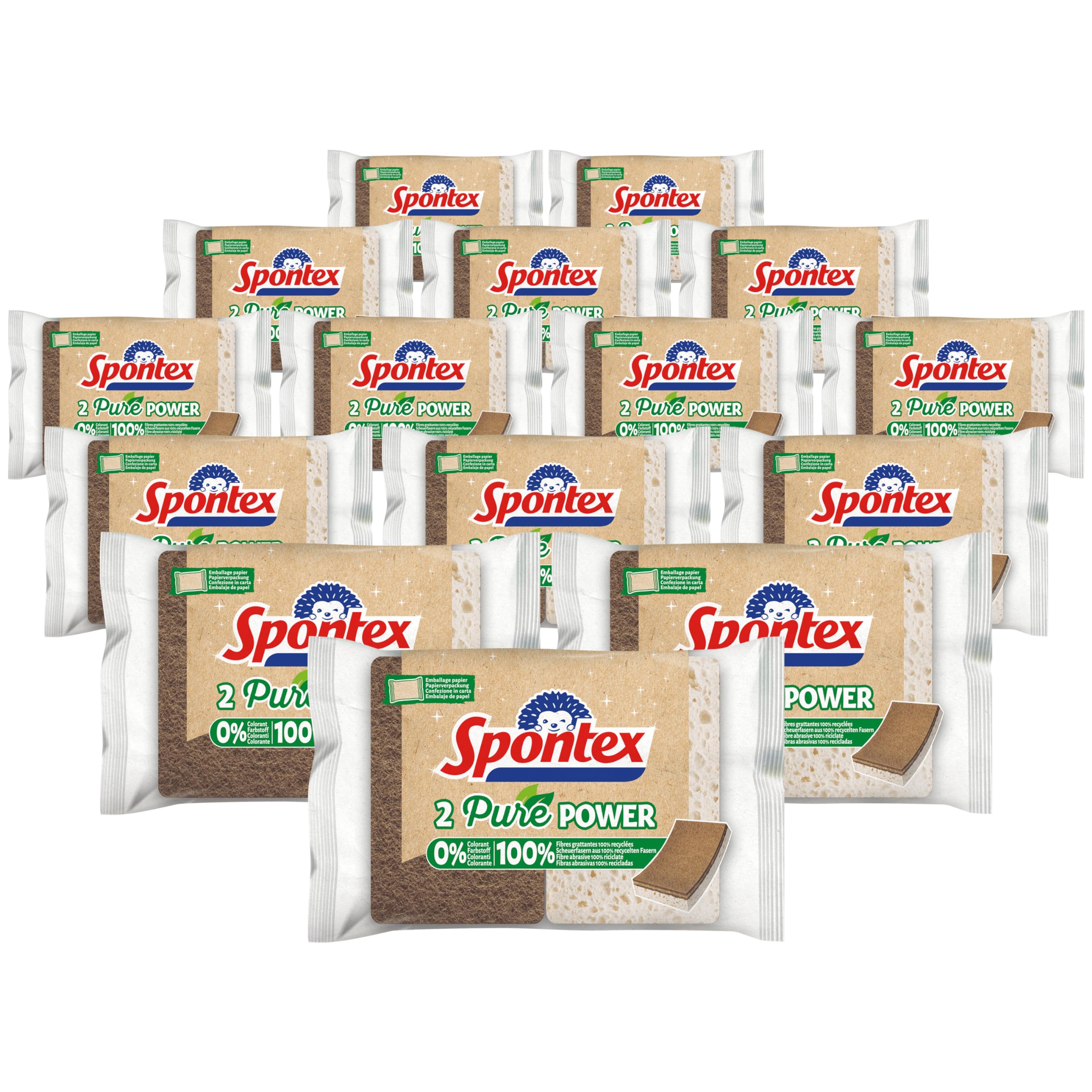 spontex-pure-power-reinigungsschwamm-mit-recycling-scheuervlies-30-st-ck-15-x-2- image 2