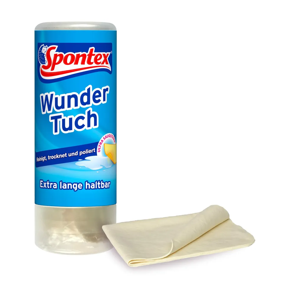 spontex-wundertuch-saugstarkes-reinigungstuch-f-r-auto-glas-und-kacheln-1er-pack image 1