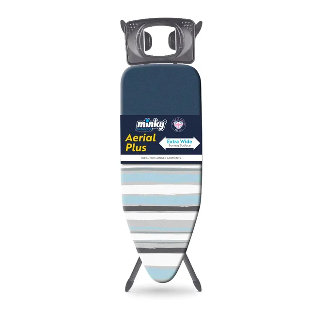 minky-ironing-board-aerial-plus-122-x-43-cm-b-gelbrett-mit-bezug image 1