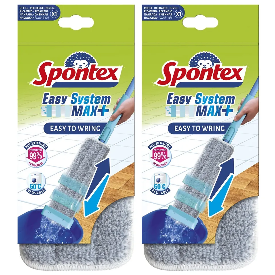 spontex-easy-max-mikrofaser-ersatzbez-ge-120-g-f-r-alle-bodenbel-ge-2er-pack image 1