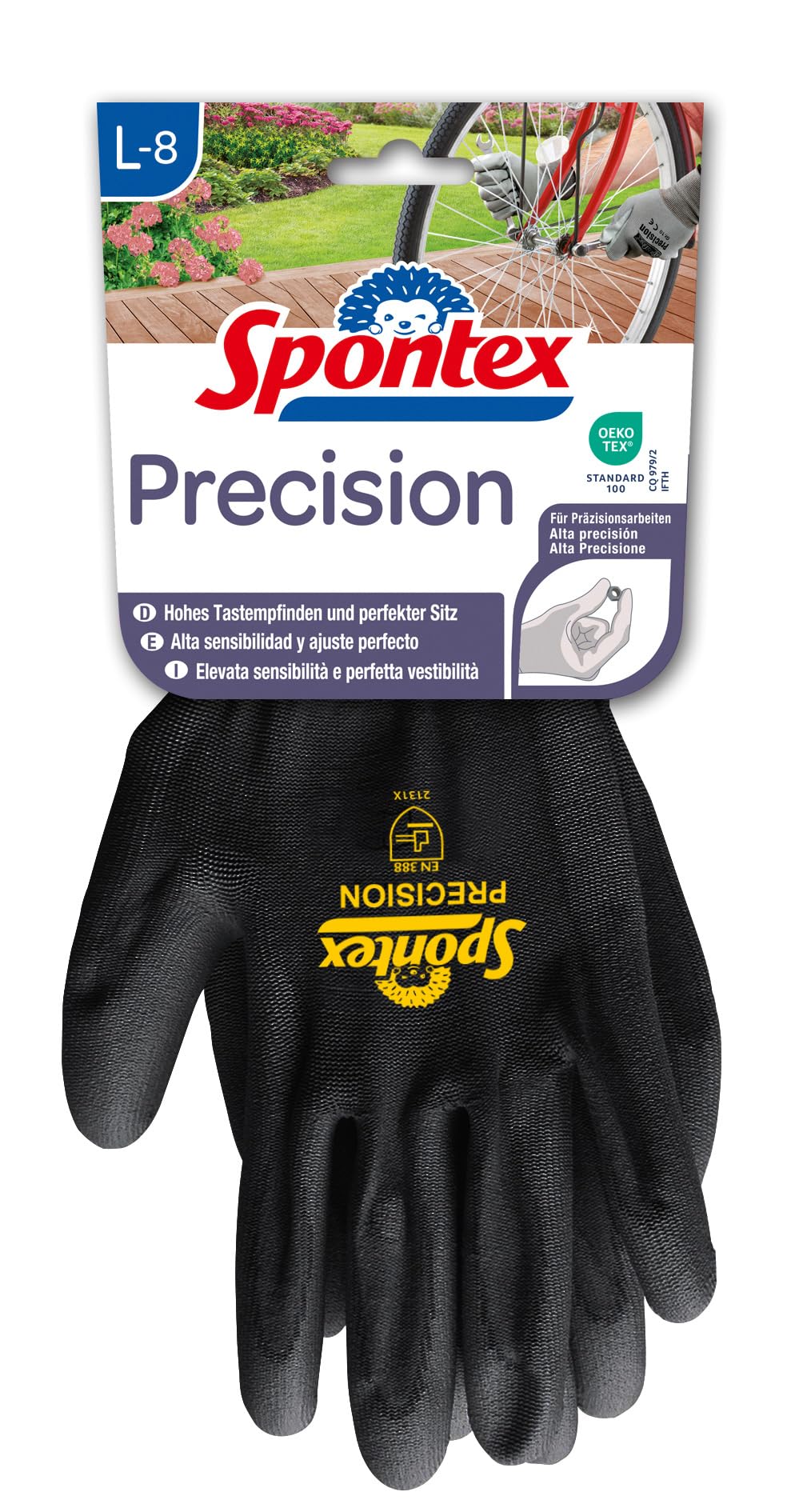 spontex-precision-montagehandschuhe-pu-gr-e-l-1-paar-sortiert image 1