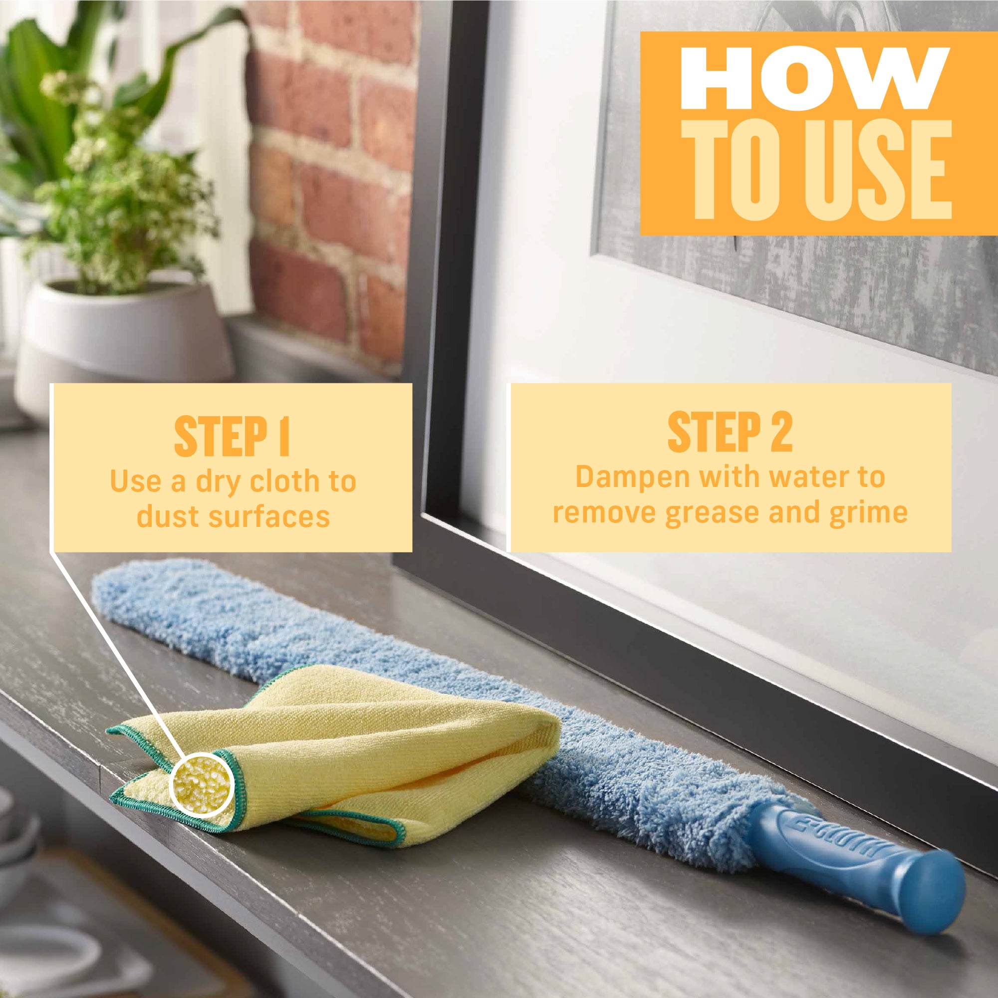 e-cloth-high-performance-dusting-cloth-staubtuch-mikrofaser image 2