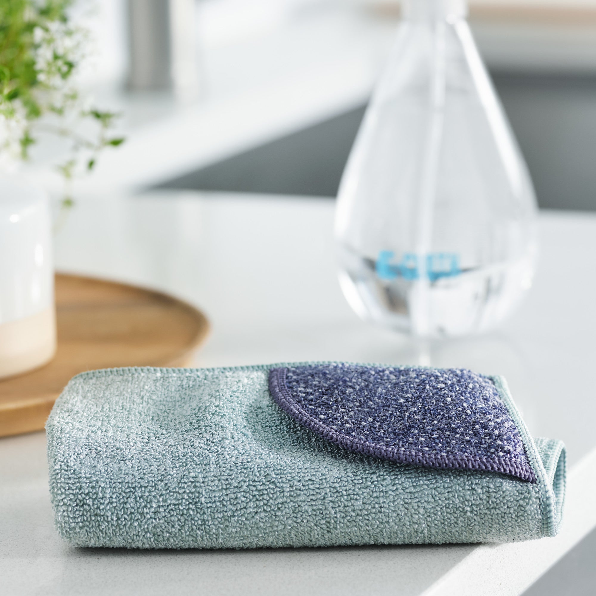 e-cloth-kitchen-cloth-k-chentuch-mit-schrubbtasche image 2