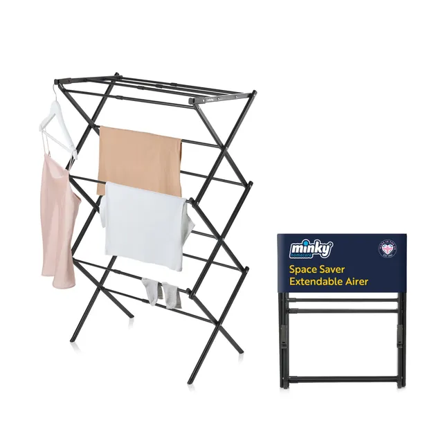 minky-3-ebenen-platzsparender-w-schest-nder-ausziehbar-8m-trockenl-nge image 1