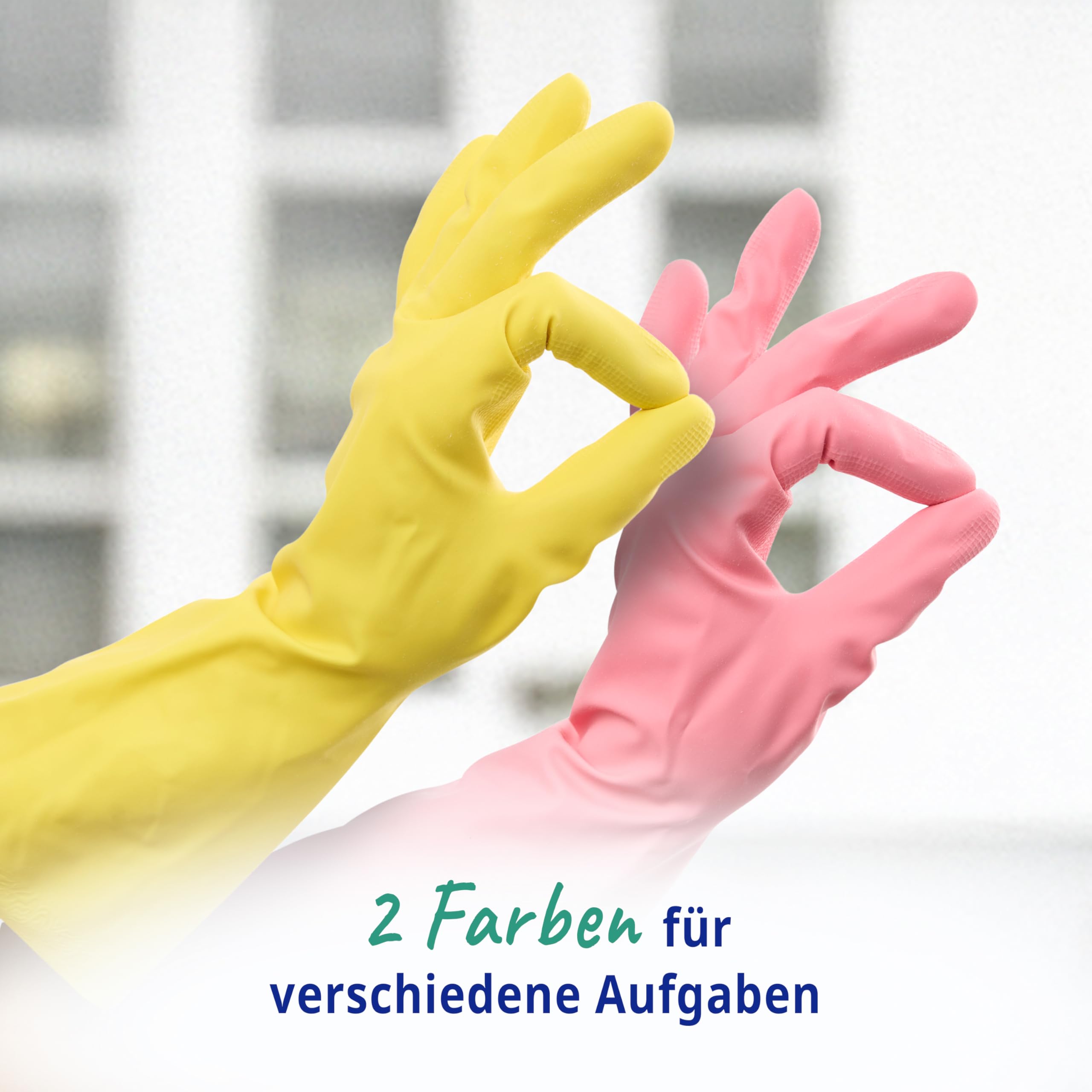 spontex-the-essentials-gummihandschuhe-m-12-paare-naturlatex-baumwollfutter image 5