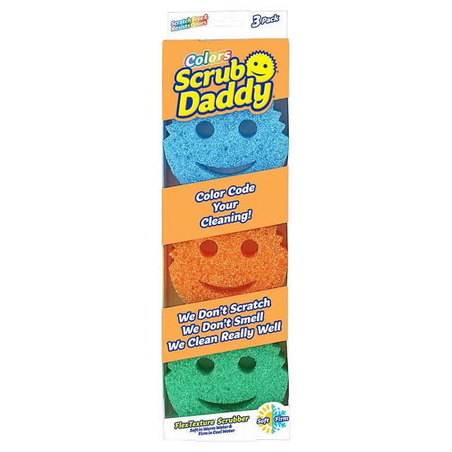 scrub-daddy-colors-schwamm-3er-pack-bunt image 1