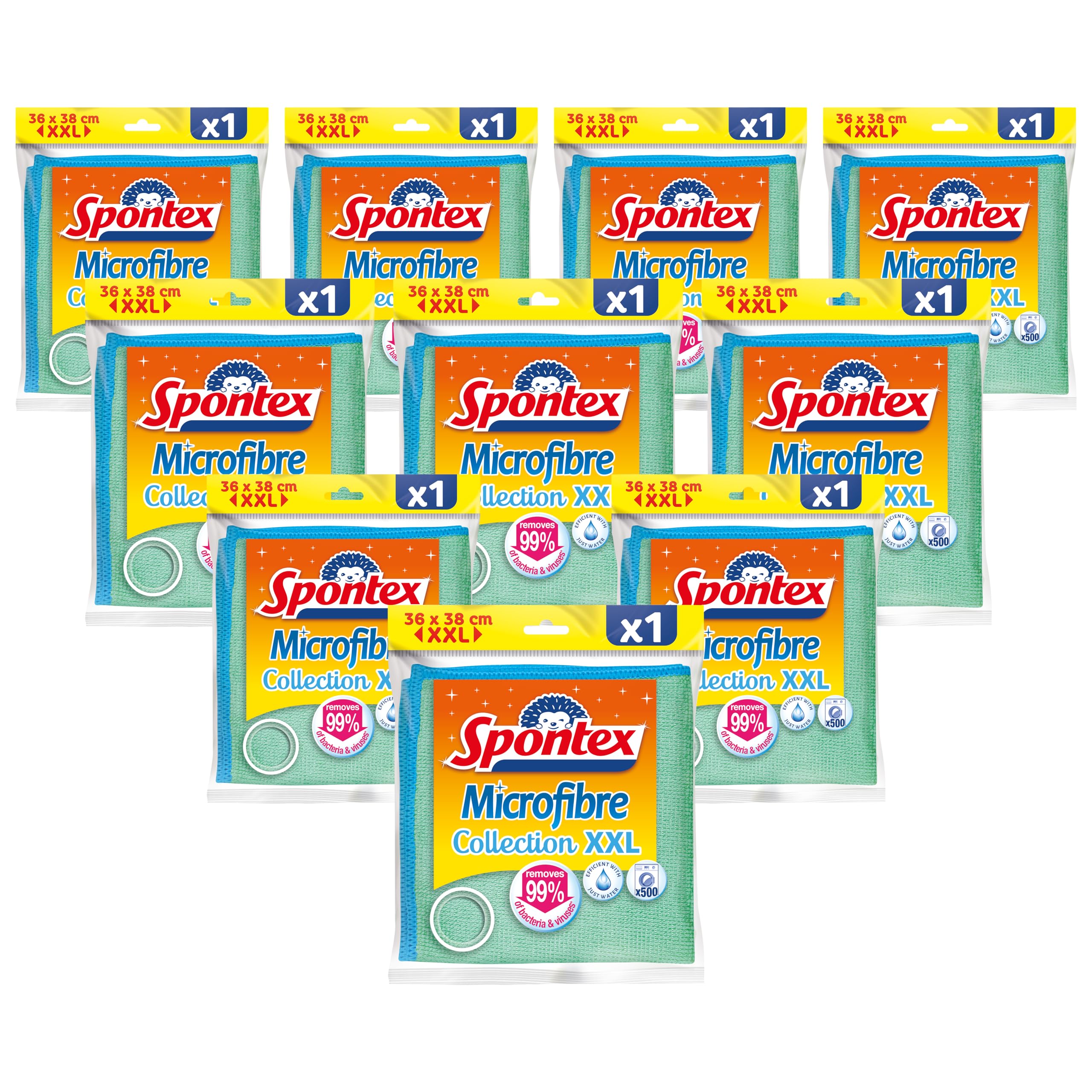 spontex-microfibre-collection-mikrofasert-cher-xxl-36x38-cm-10-st-ck image 1