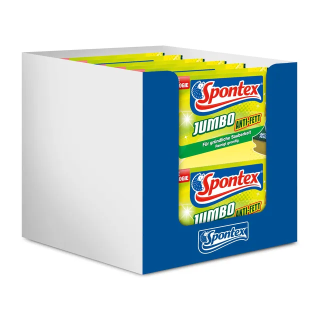 spontex-jumbo-anti-fett-topfreiniger-xl-15x8x4-5-cm-14er-pack image 1