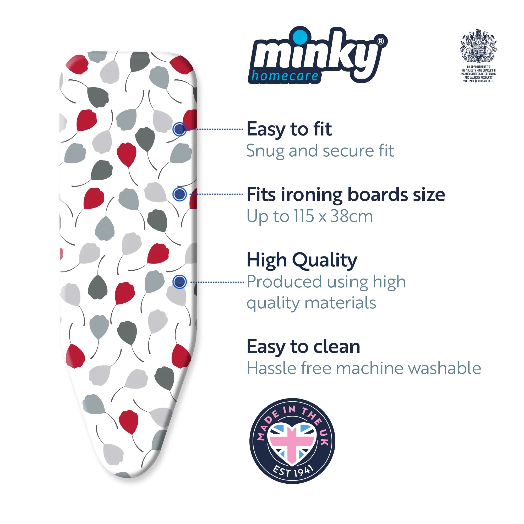 minky-easy-fit-b-gelbrettbezug-bis-115-x-38-cm-mit-filzunterlage image 2
