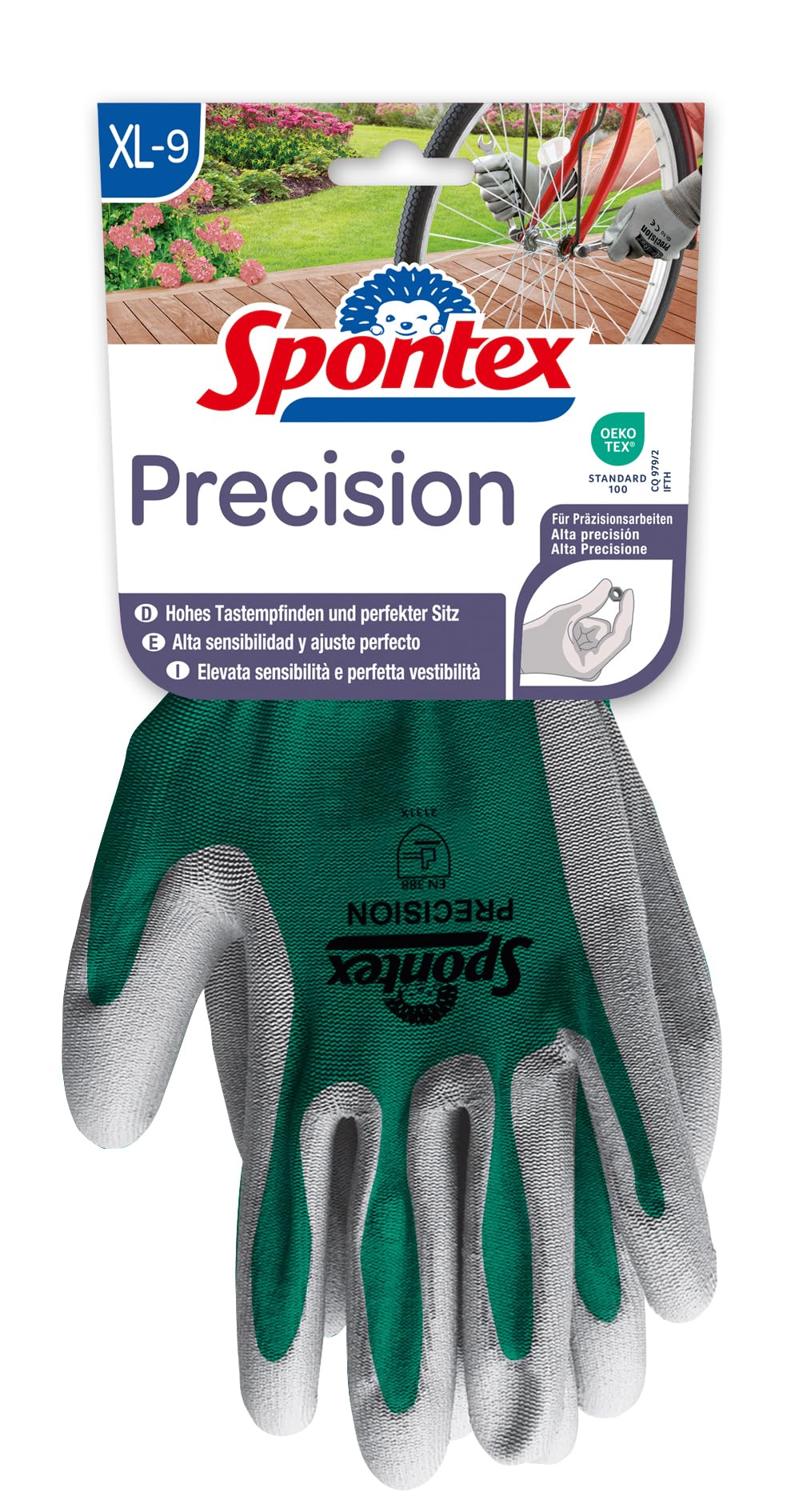 spontex-precision-arbeitshandschuhe-mit-pu-beschichtung-gr-e-xl-1-paar image 2