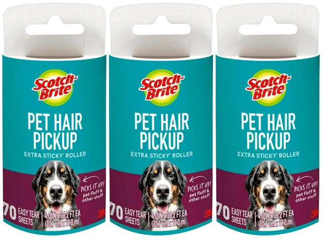 scotch-brite-everyday-clean-ersatz-fusselrolle-3-rollen-56-blatt image 1