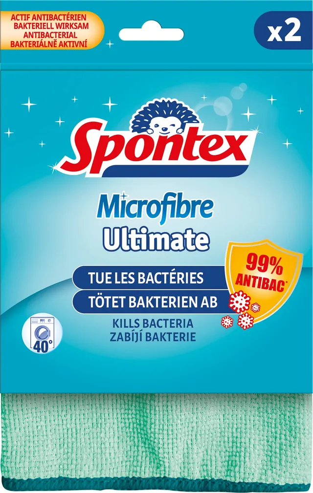 spontex-microfibre-ultimate-mikrofasert-cher-mit-silberionen-30-x-30-cm-24-st-ck image 1