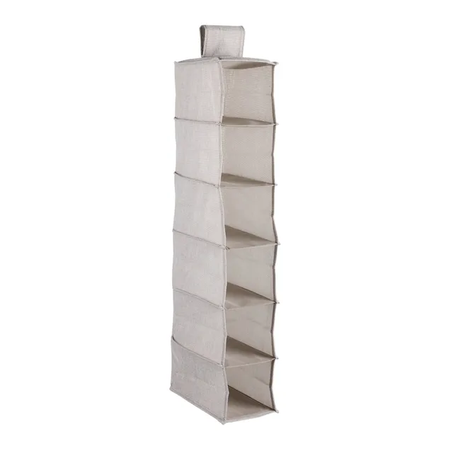 minky-h-nge-organizer-schmal-schrank-organizer-mit-6-f-chern image 1