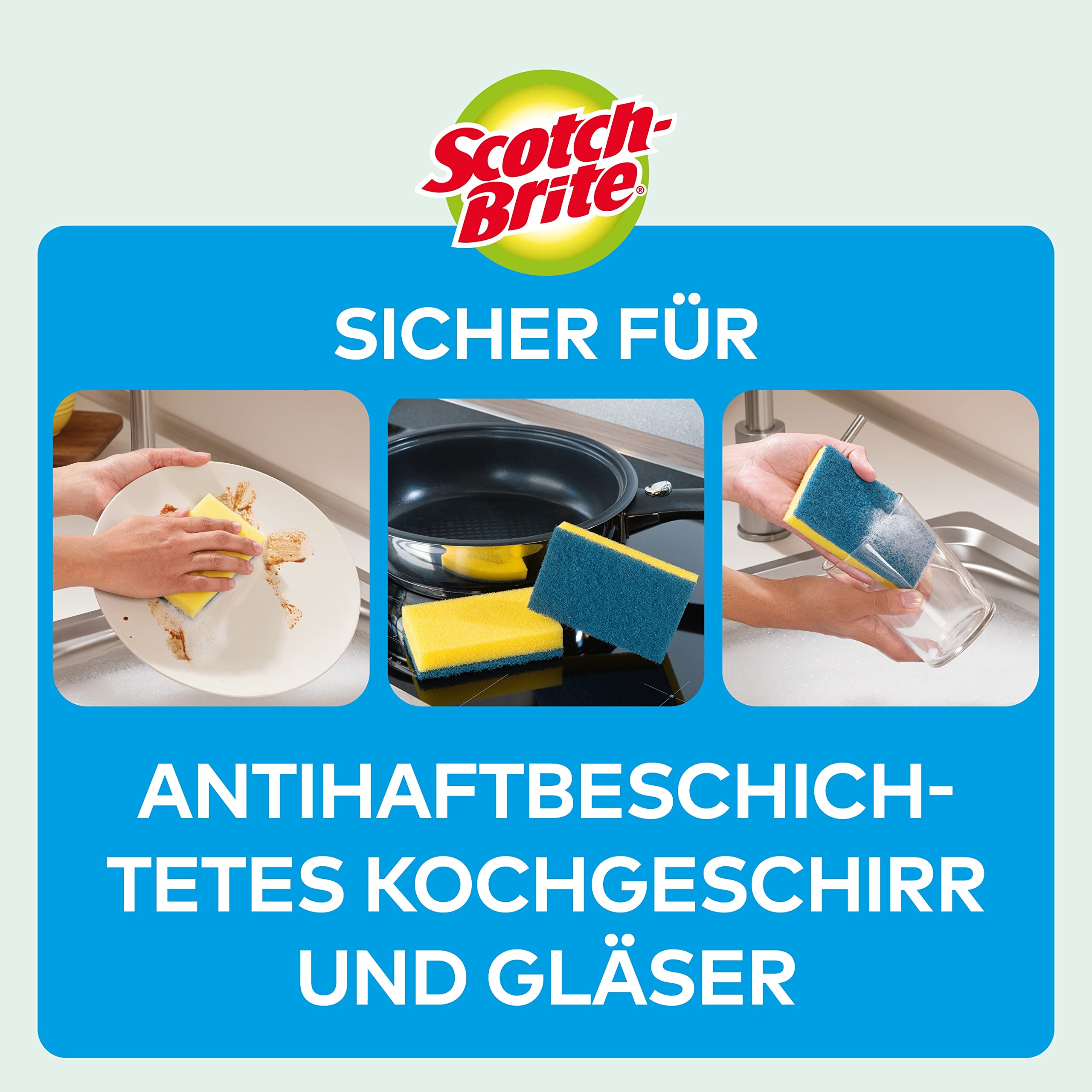 scotch-brite-delicate-reinigungsschwamm-12er-pack-kratzfrei-f-r-antihaft-und-gla image 5