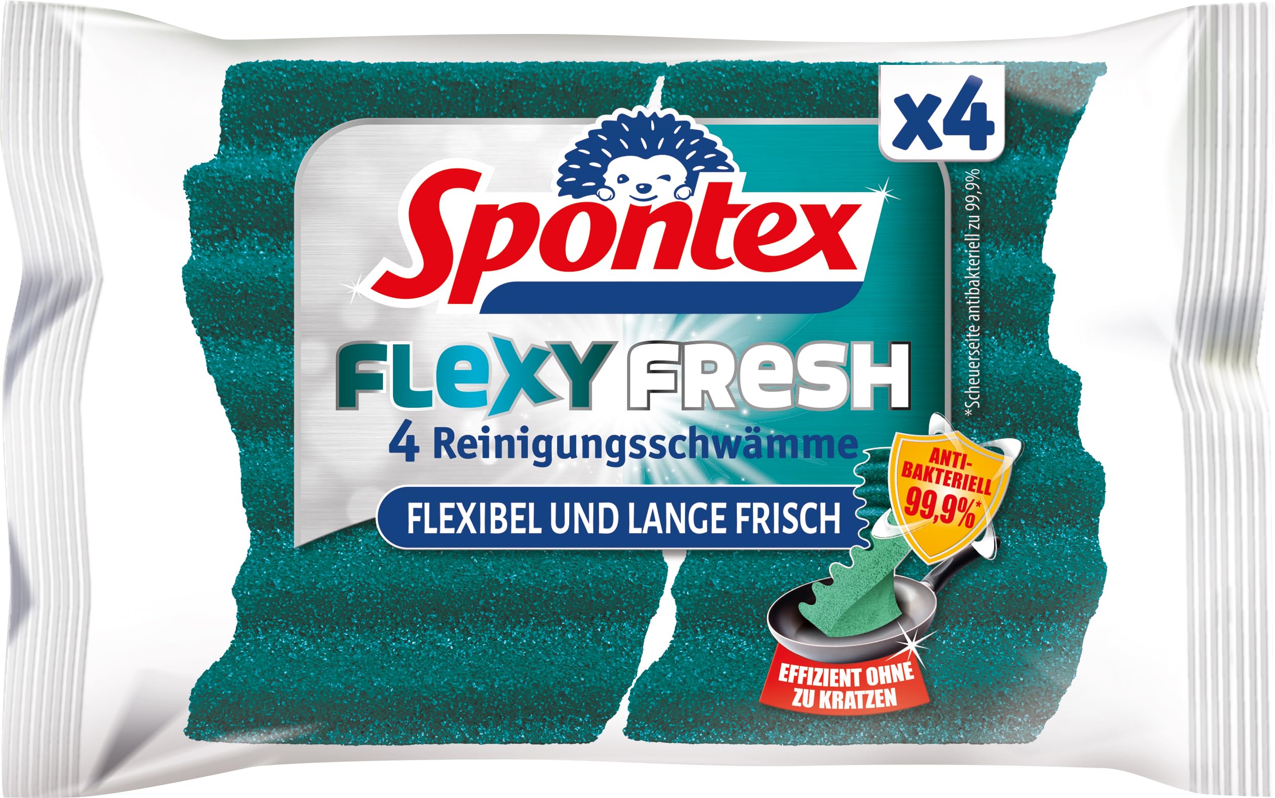spontex-flexy-fresh-reinigungsschwamm-14x-4-st-ck-kratzfrei-flexibel image 3