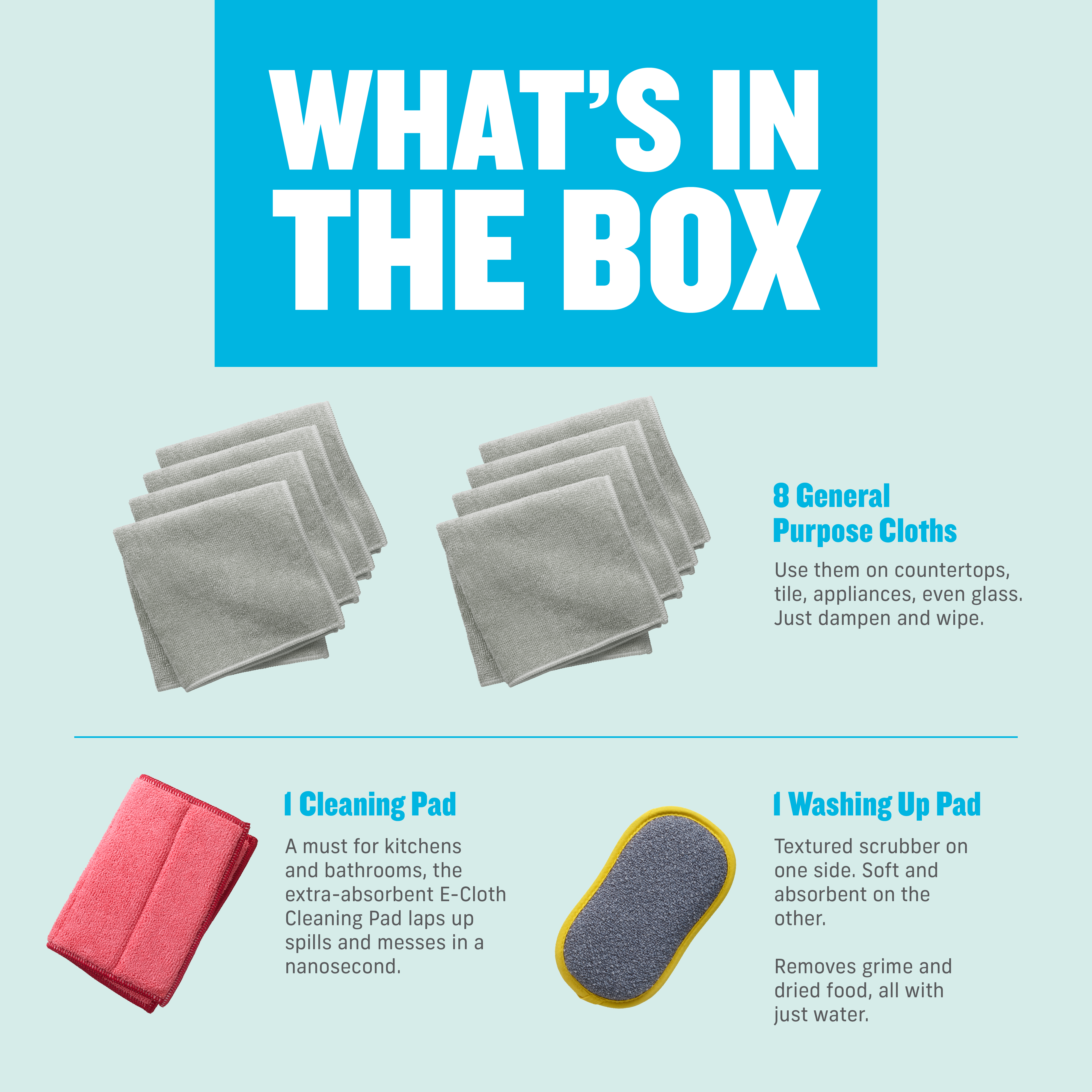 e-cloth-countertop-cleaning-box-10-teiliges-k-chentuch-set-in-box image 2