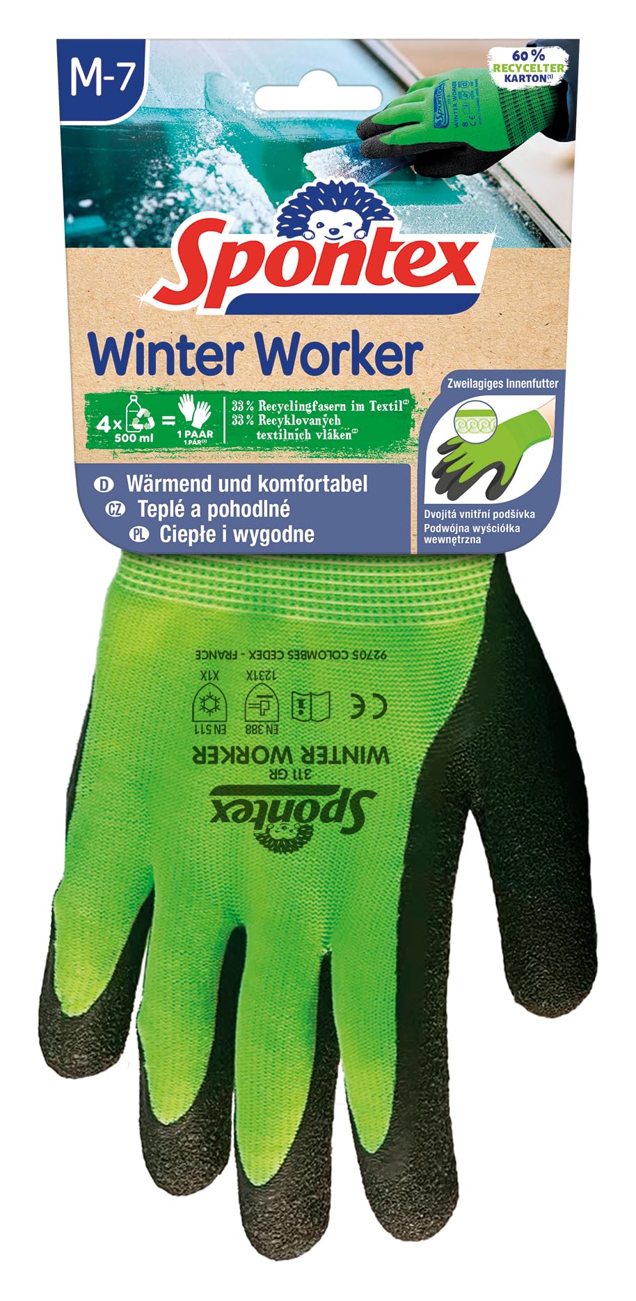 spontex-winter-worker-waterproof-arbeitshandschuhe-gr-e-l-orange-schwarz-1-paar image 2