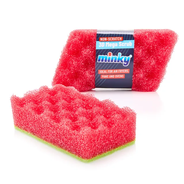 minky-3d-mega-scrub-antibakterieller-non-scratch-schwamm image 1