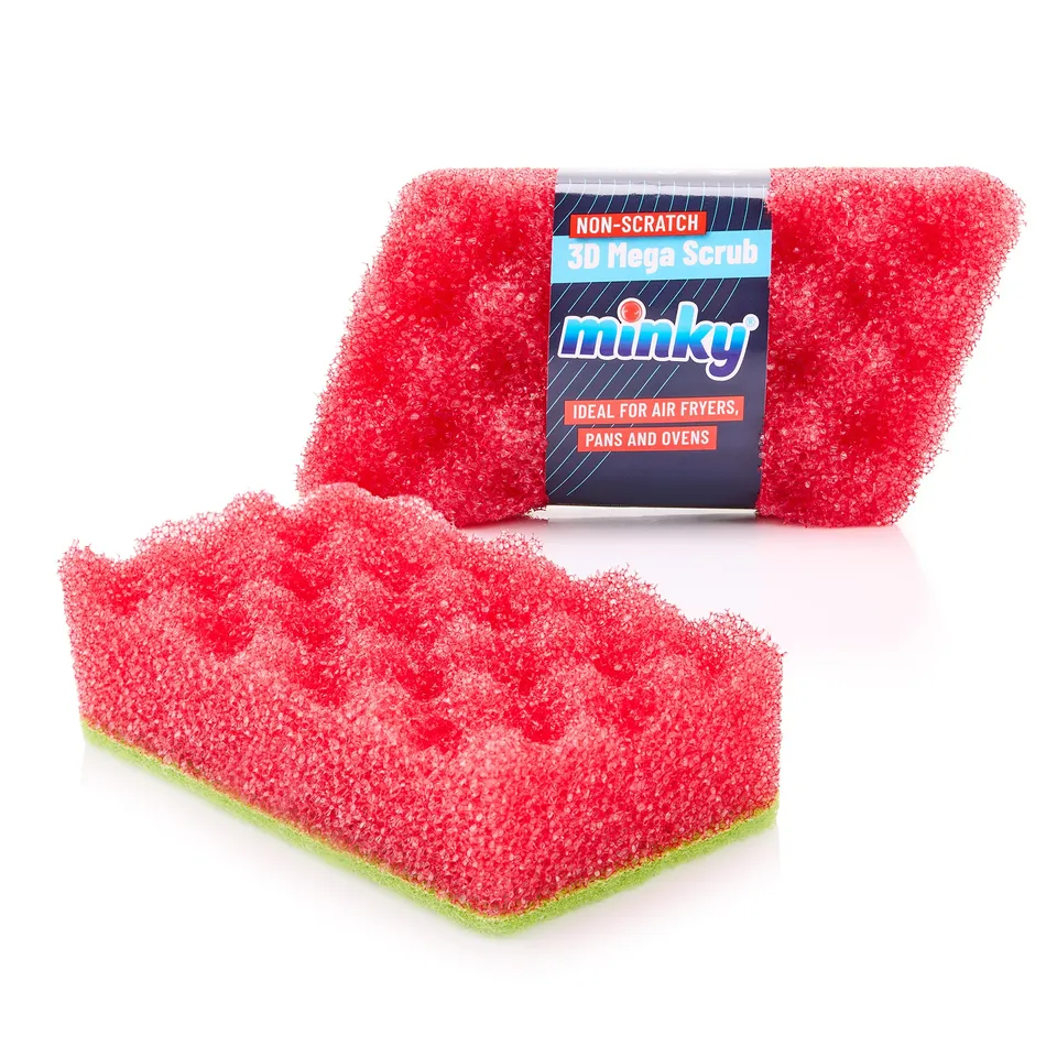 minky-3d-mega-scrub-antibakterieller-non-scratch-schwamm image 1