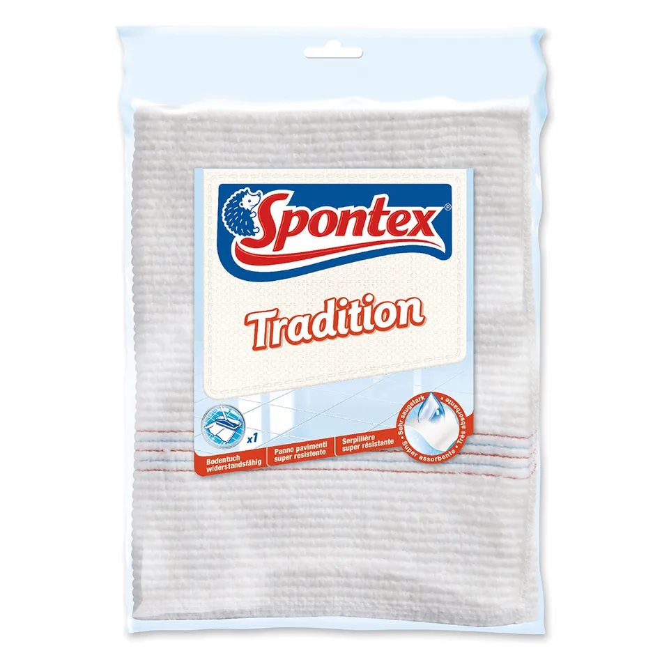 spontex-bodentuch-tradition-50-x-60-cm-klassisches-baumwoll-bodentuch image 1