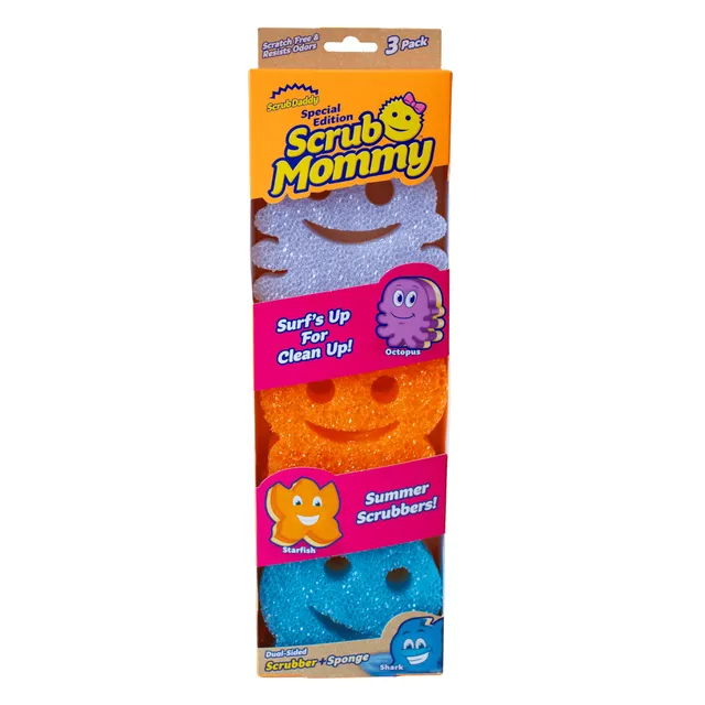 scrub-daddy-scrub-mommy-summer-shapes-3er-pack-special-edition image 1