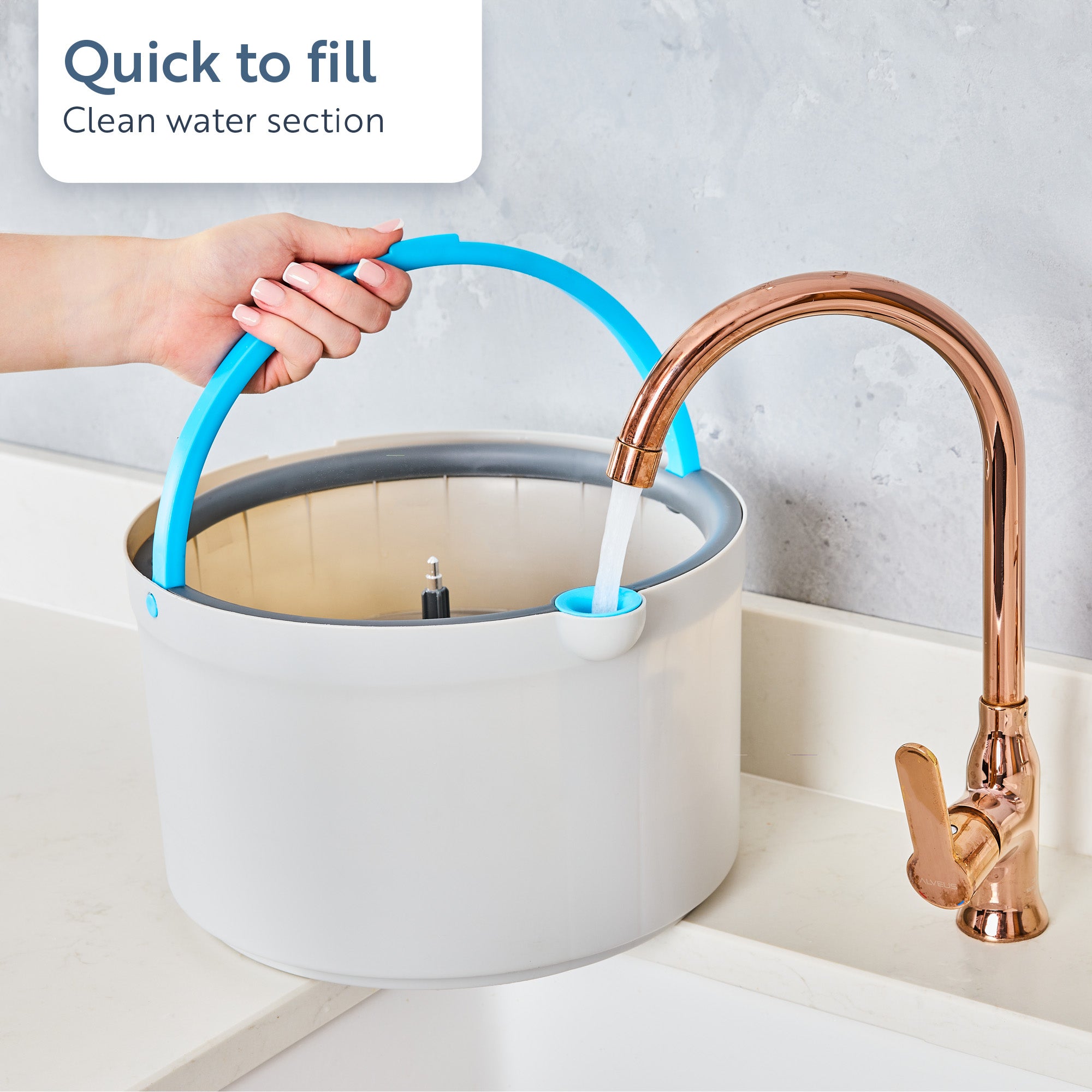 minky-opti-clean-spin-mopp-mit-eimer-und-ersatzkopf image 2